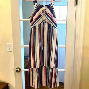 Anthropologie Lost + Wander striped sleeveless dress.